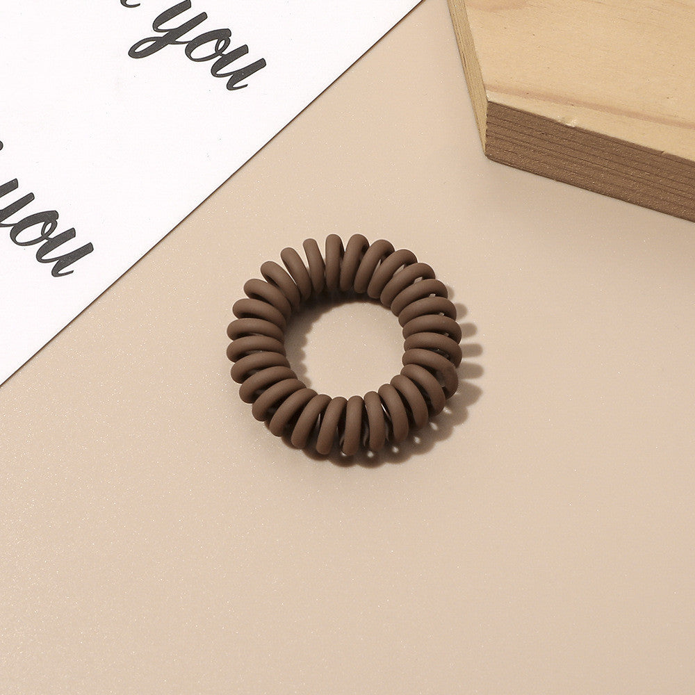 Cute Girl Hair-binding Highly Elastic Hair Rope Simple All-match Small Size Phone Line Hair Ring
