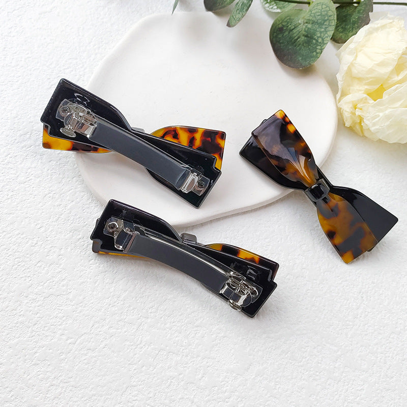 European And American Tortoiseshell Colored Hair Clip Acetate