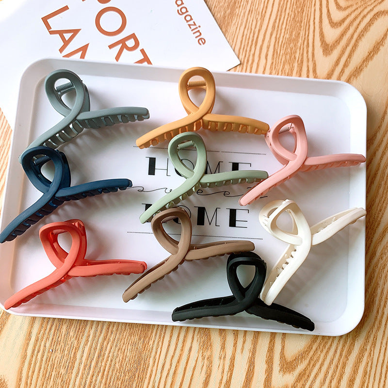 Women's Fashion Temperament Pure Color Barrettes