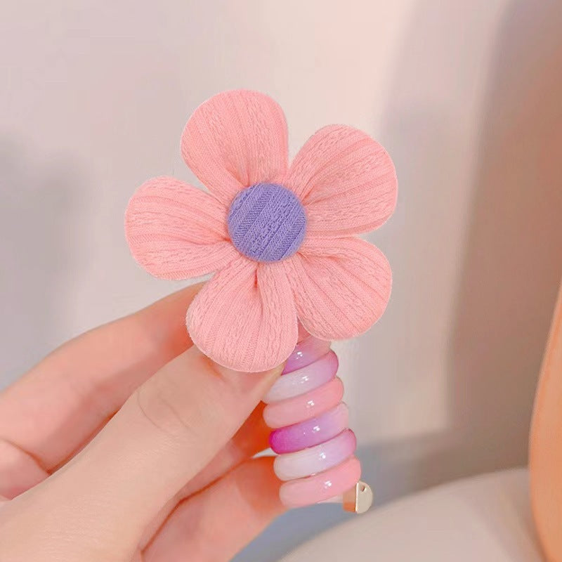 Cute Cartoon Colorful Hair Ring  Hair Accessories Rubber Band Hair Rope