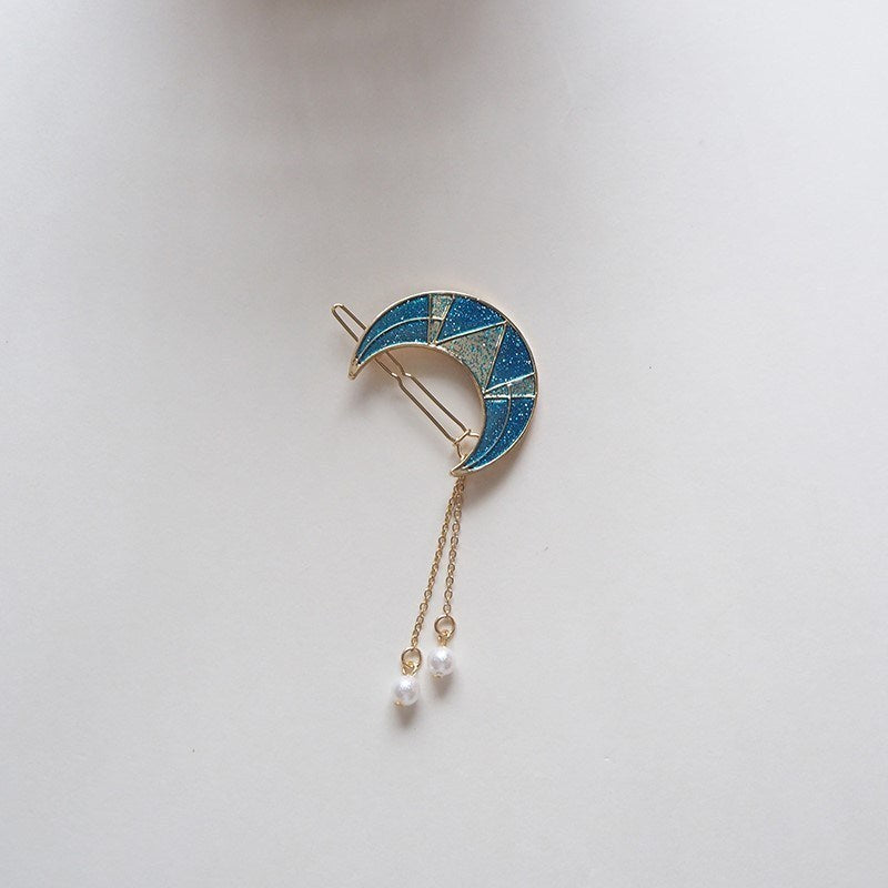 Ear Hairpin Starry Sky Super Fairy Clip Hairpin Short Hair Side Word Clip