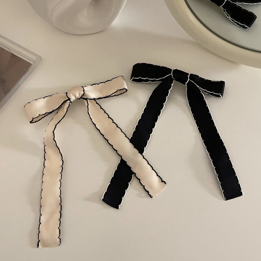 Fashion Women's Wavy Side Bow Hair Clip