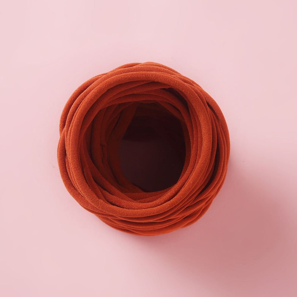 INS Seamless Nylon Fine Hair Band Children's Hair Ring Handmade DIY Baby Headband