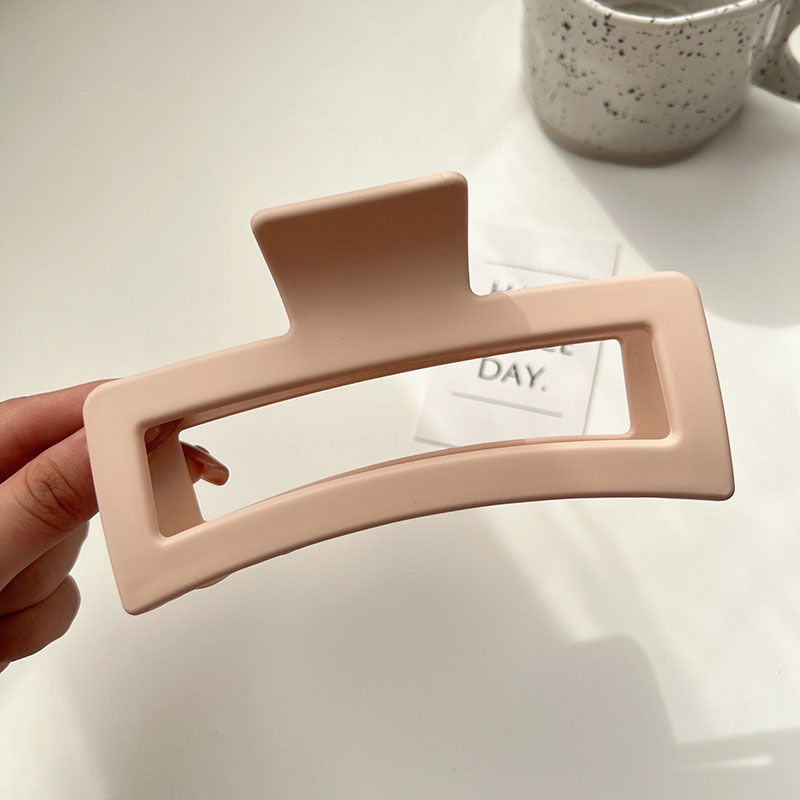 Square Super Large Hair Clip Female Claw