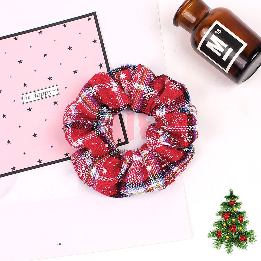 Christmas Large Intestine Ring High Sense Hair Ring Headdress