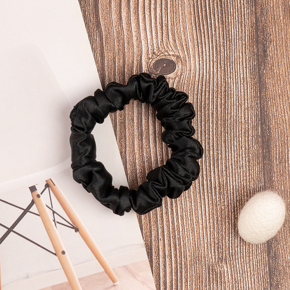 Silk Rubber Band Elastic Hair Accessories Bundle Colon Ring