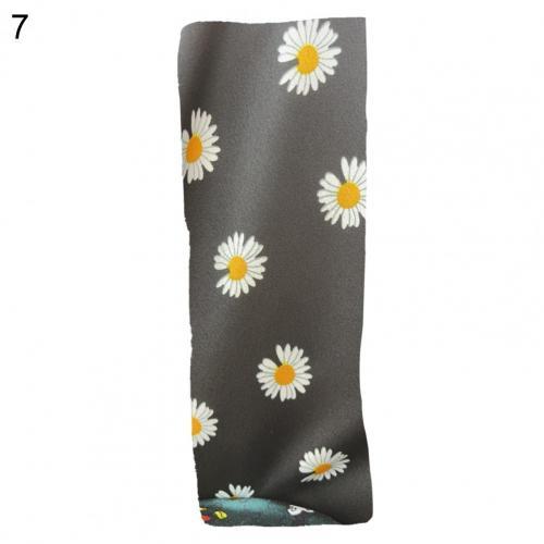 Printed Bow  Ring Rope Wire Fixed Hair Band
