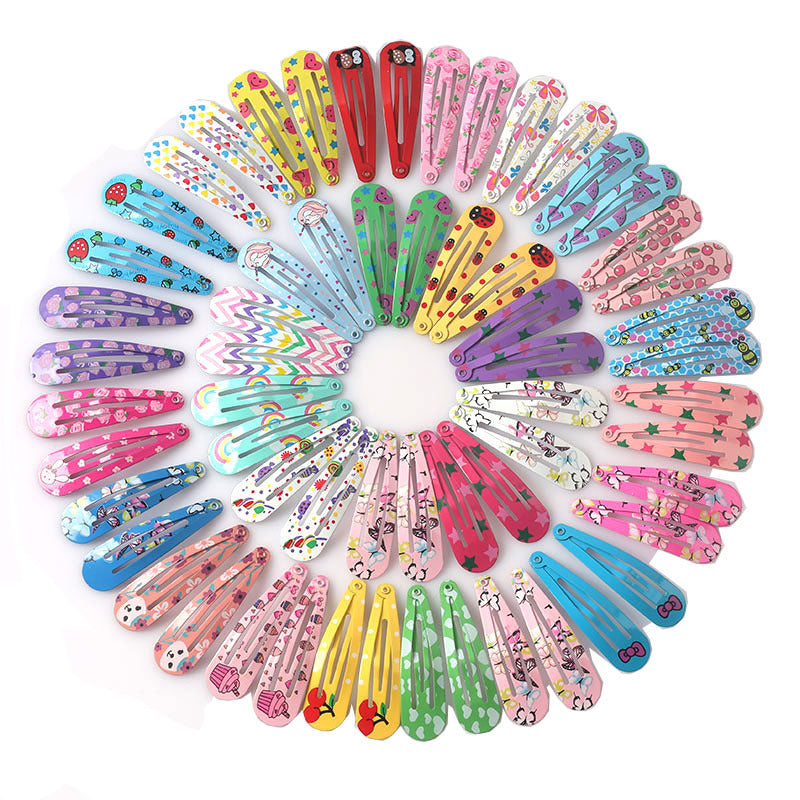 Paint Printing BB Clip Children's Broken Hair