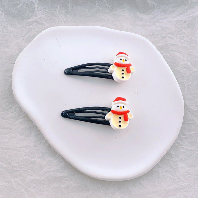 Children's Fashion Simple Christmas Hair Clip