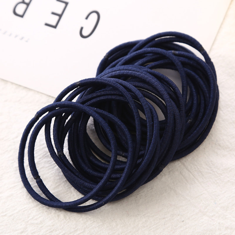 Fine Leather Band Hair Ring Jewelry