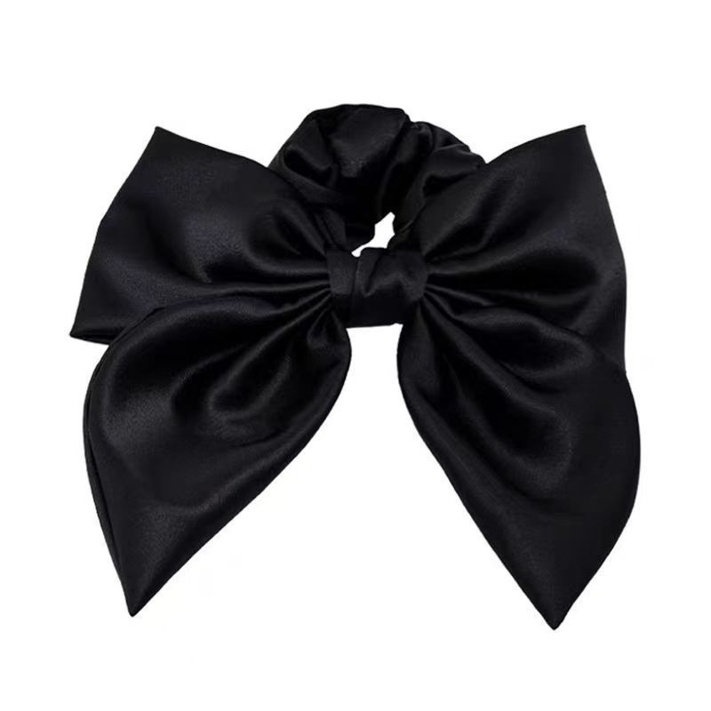 Bow Hair Rope Women's High Ponytail Large Intestine Hair Ring