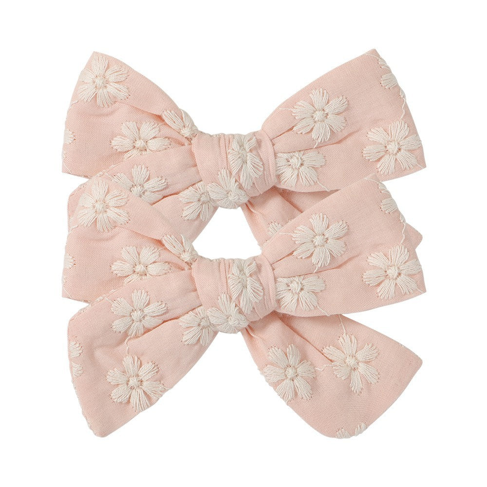 Simple College Style Candy Colored Cloth Ponytail Clip Hair Ornaments