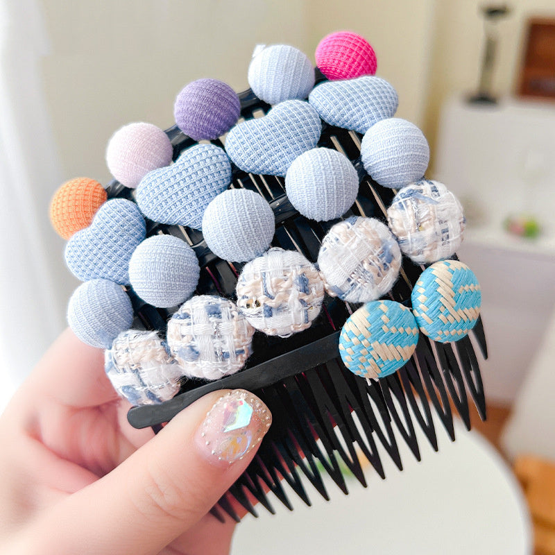 Back Head Broken Hair Comb Artifact Adult Hair Clip Five-piece Set