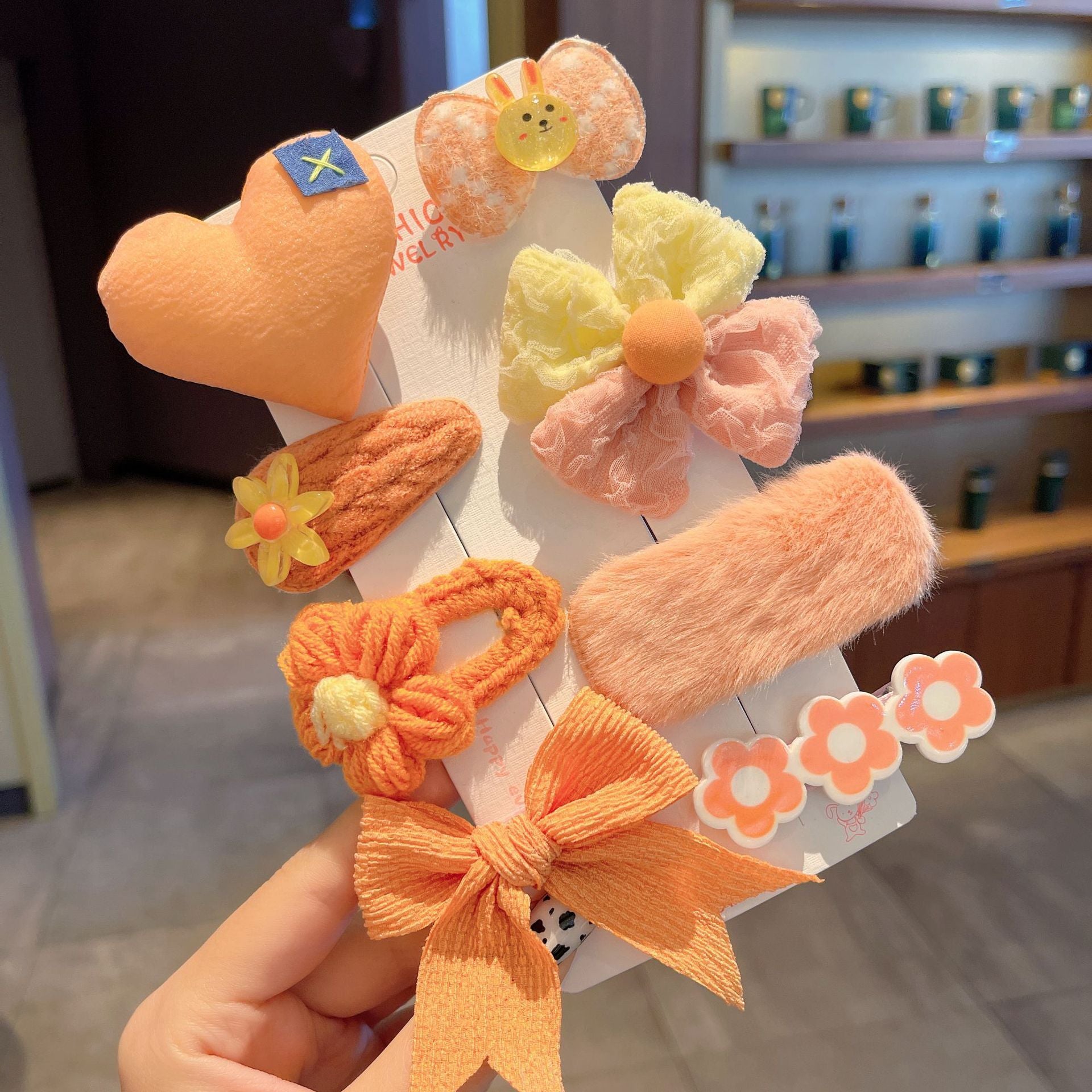 New Plush Cute Sweet Children Barrettes