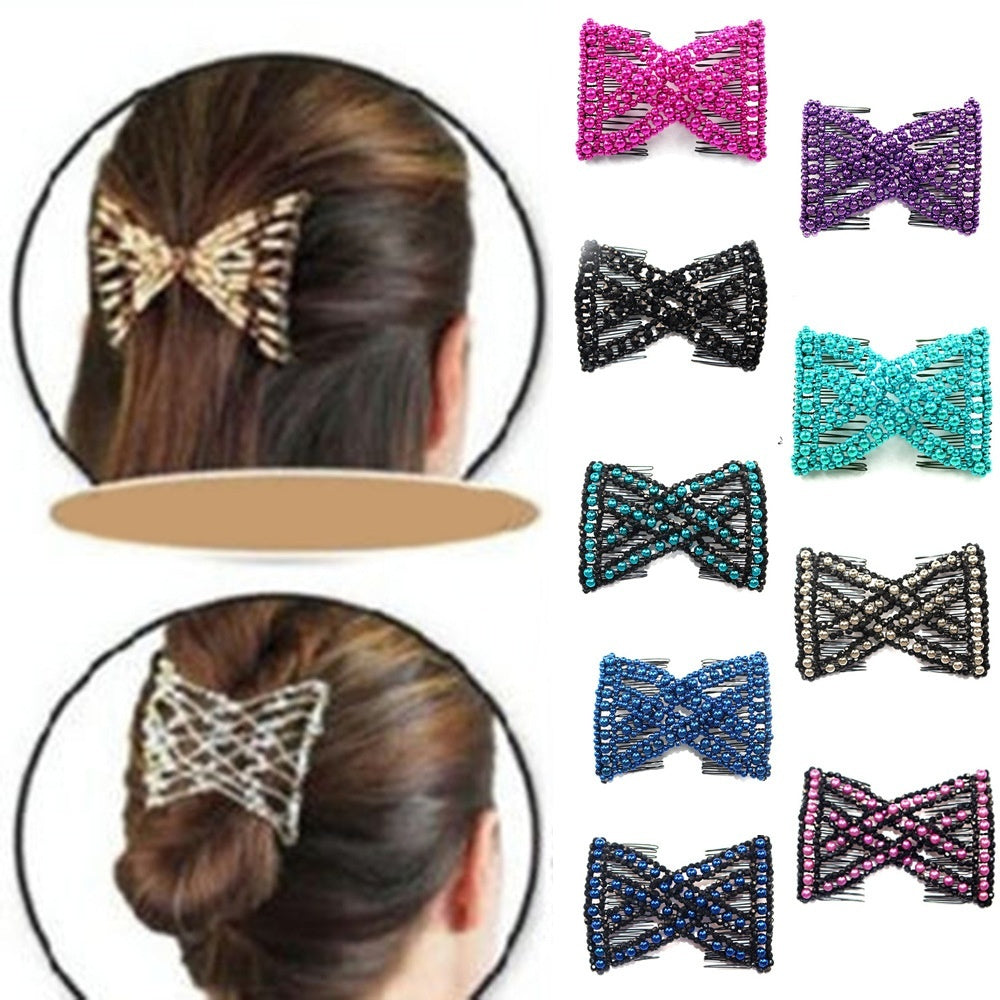Double Row Hair Comb Barrettes