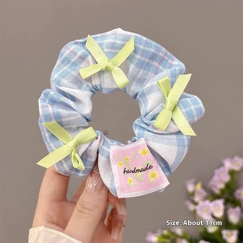 Summer Super Fairy Sweet Lace Large Intestine Hair Ring