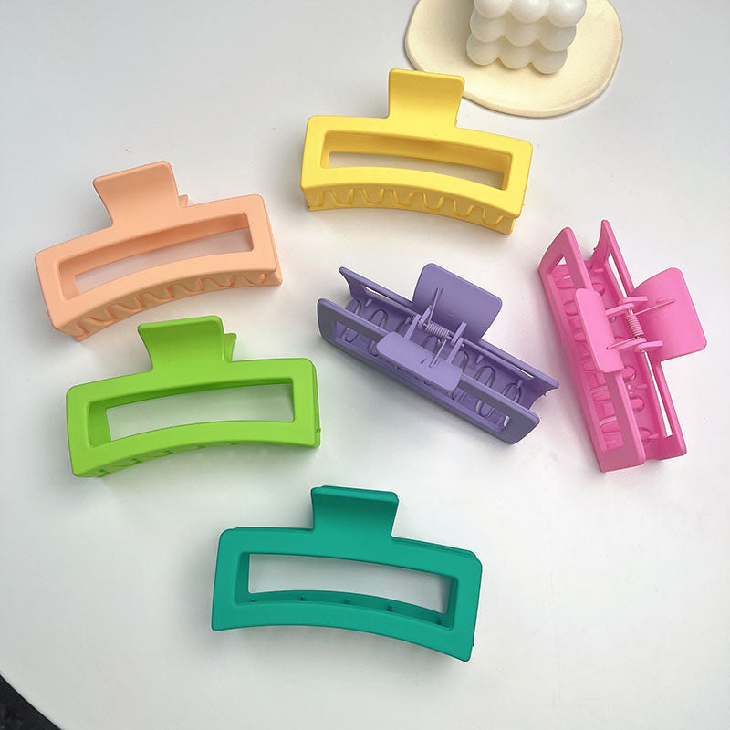 Volume Large Size Color Shark Clip Thick Hair Grip