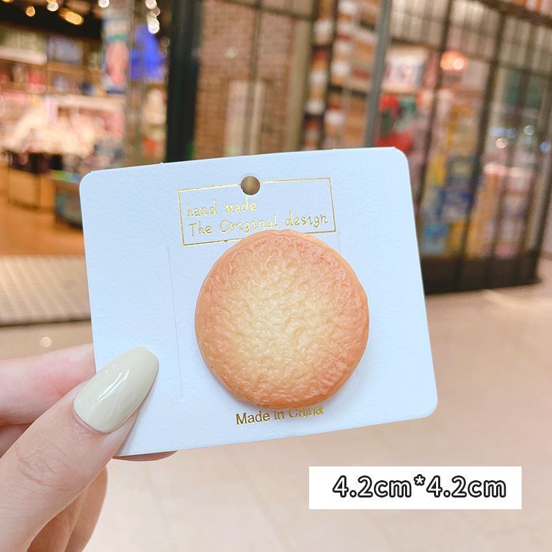 Cartoon Cute Cookies Barrettes Simulation Food Funny Quirky Bang Side Clip Sweet Girl Hairpin Hair Ornaments