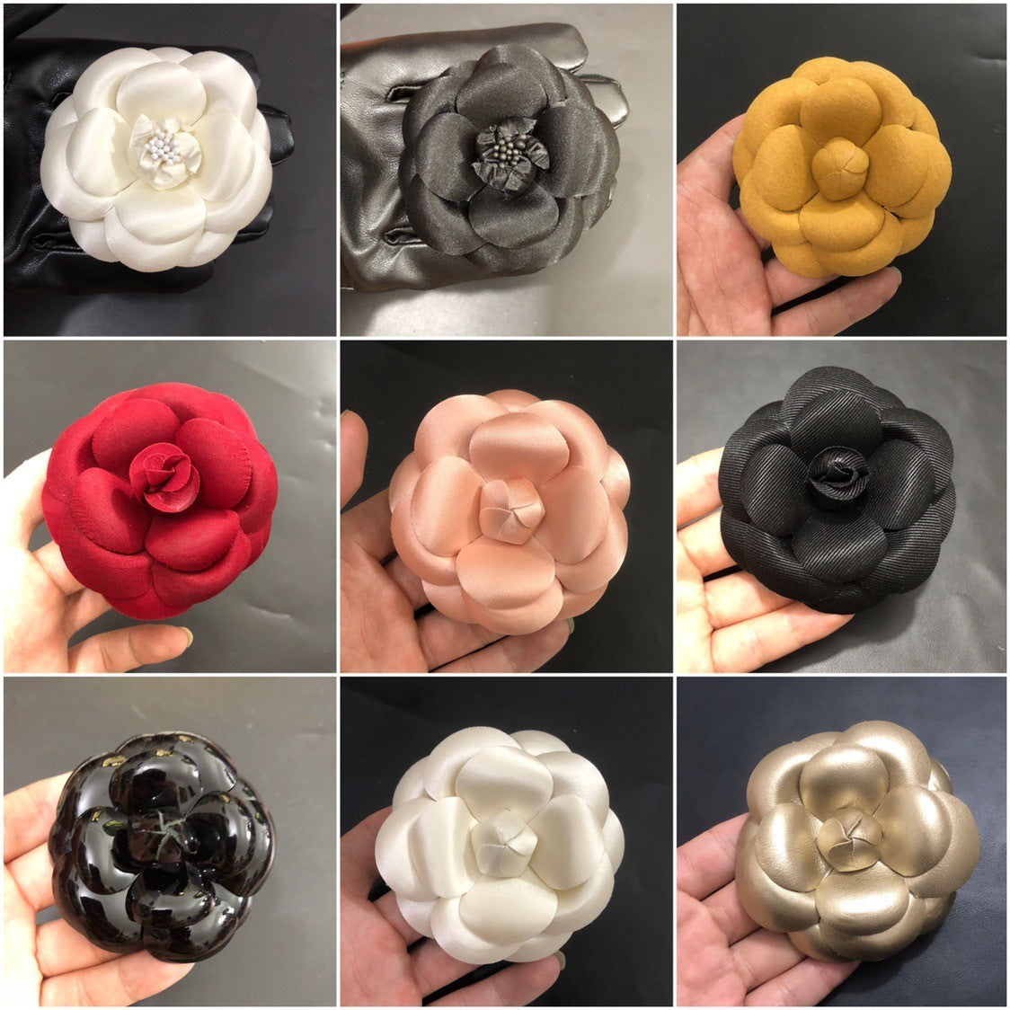 Best Silk Flower Ornament Plus Brooch Barrettes