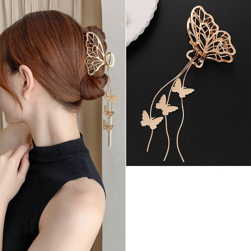 Shark Clip Hair Headdress At The Back Of The Hair Clip