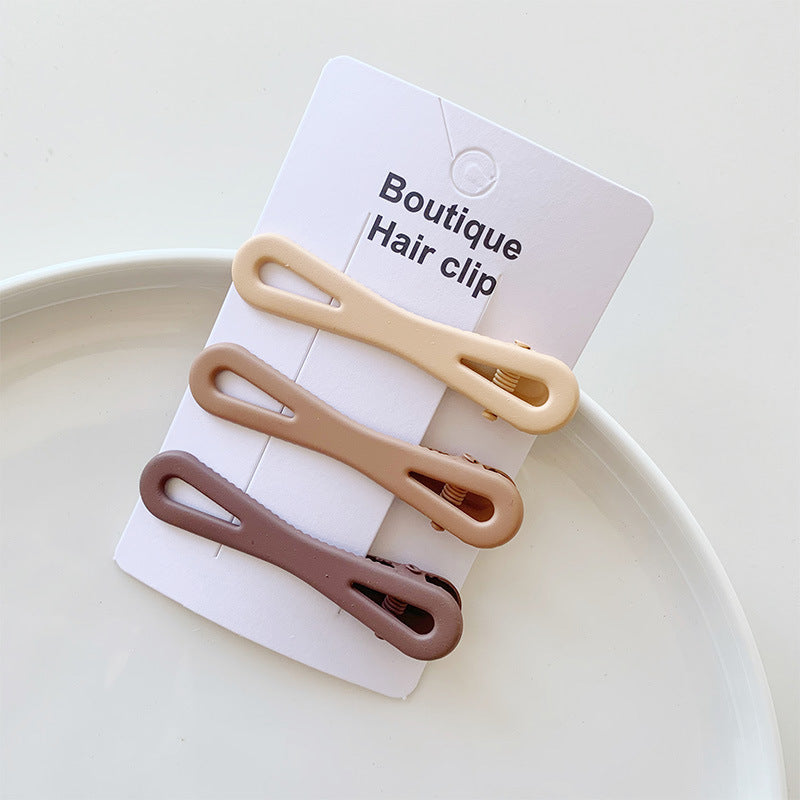 Milk Tea Hair Clip Coffee Color Bb