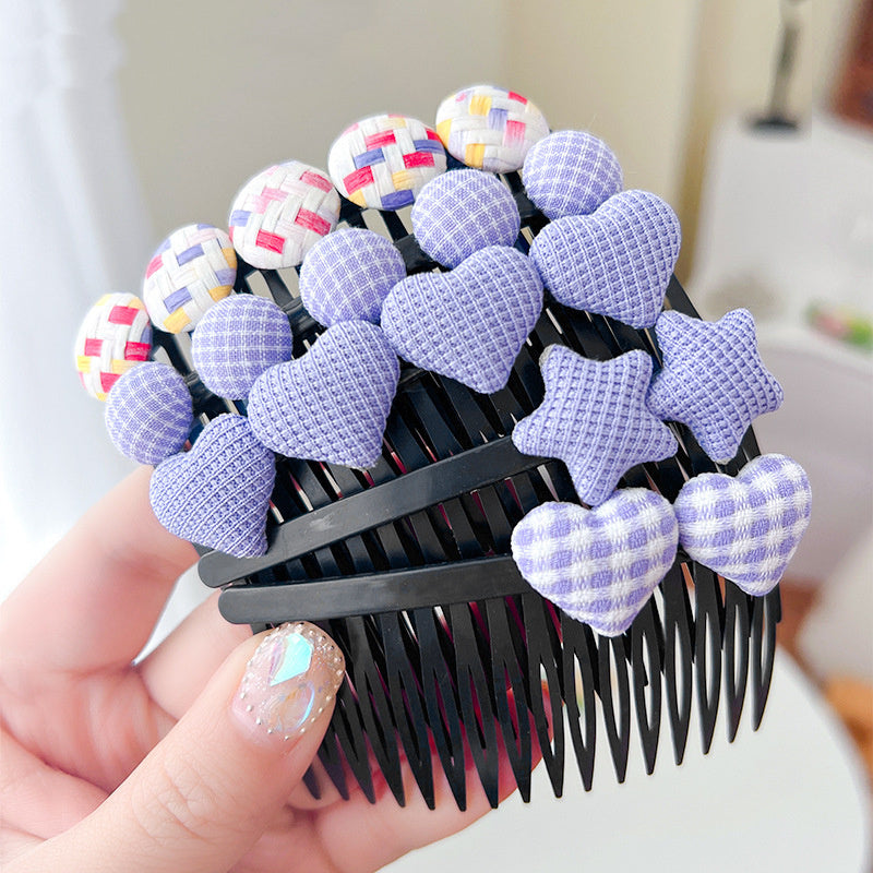 Back Head Broken Hair Comb Artifact Adult Hair Clip Five-piece Set