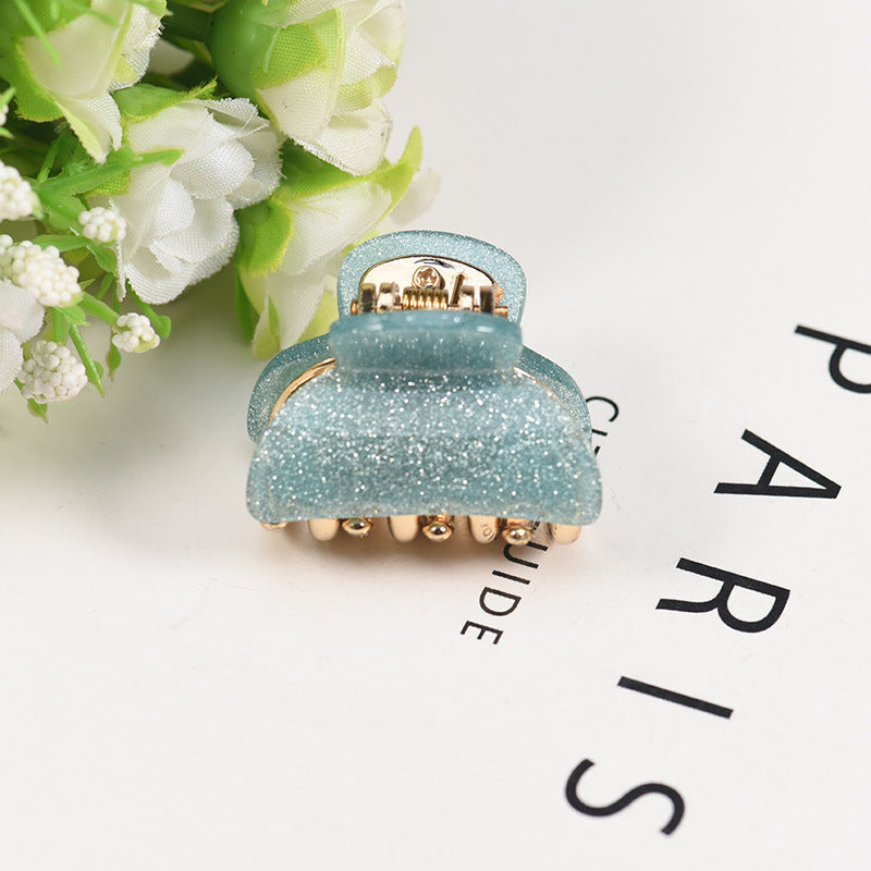 Fashion Small Size Acrylic Barrettes Ponytail Hairpin