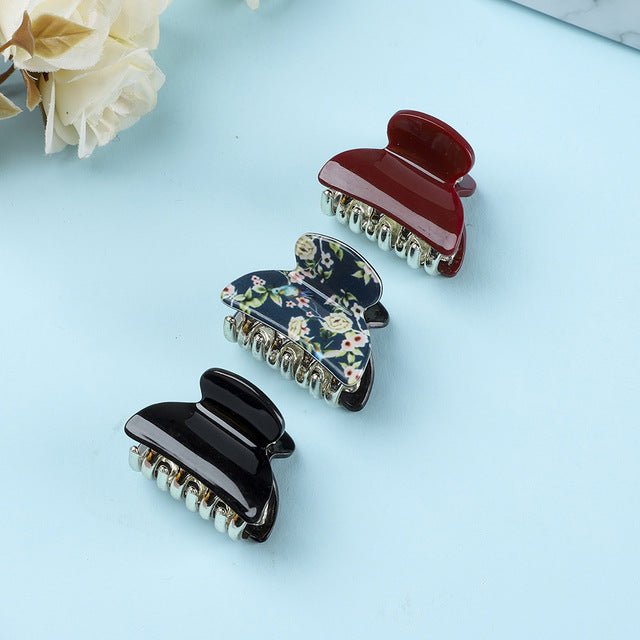 Women's Fashion Personalized Acrylic Printing Barrettes