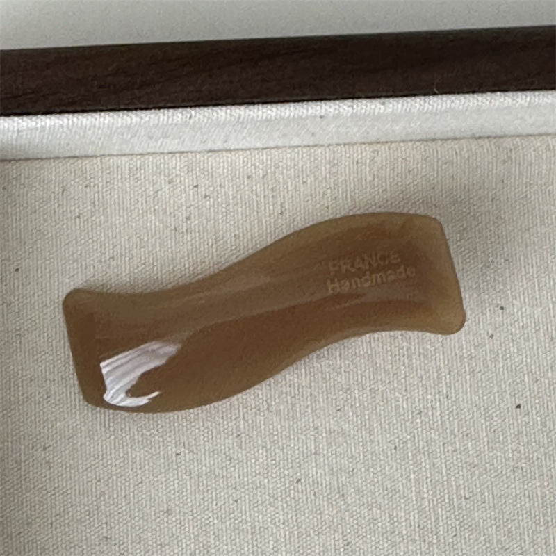 Simple Wave Barrettes Acetic Acid Side Clip Duckbill Hair Accessories