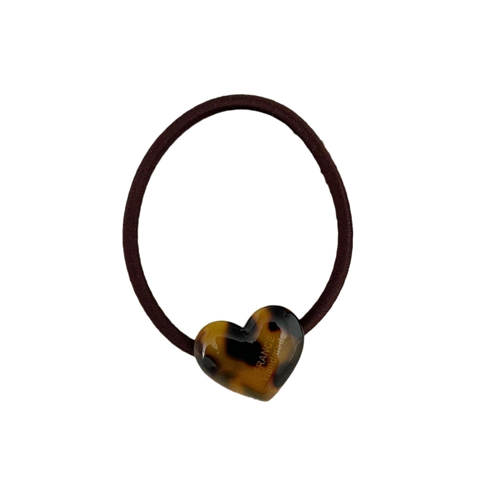 Simple Love Acetate Candy Hair Ring High Elasticity