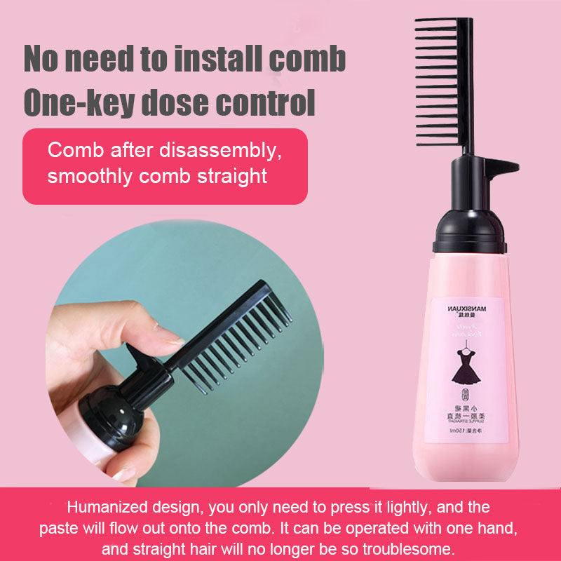Clip Free Straight Hair Softener Styling Comb