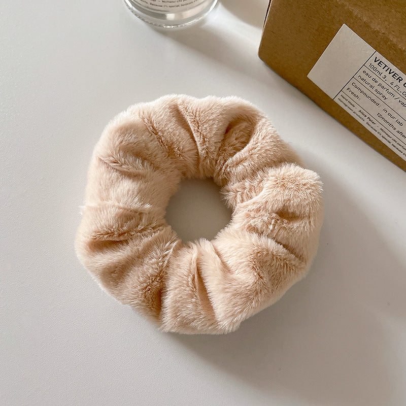 Cute Plush Intestine Hair Ring  Scrunchies  Girls' Hair Accessories