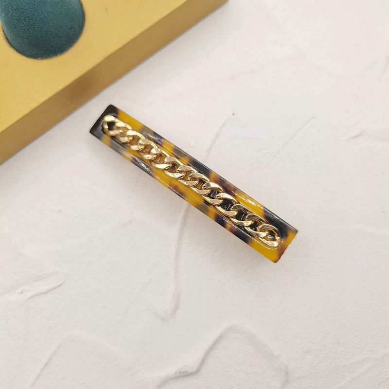 Baroque Chain Alloy Plated Hair Clip