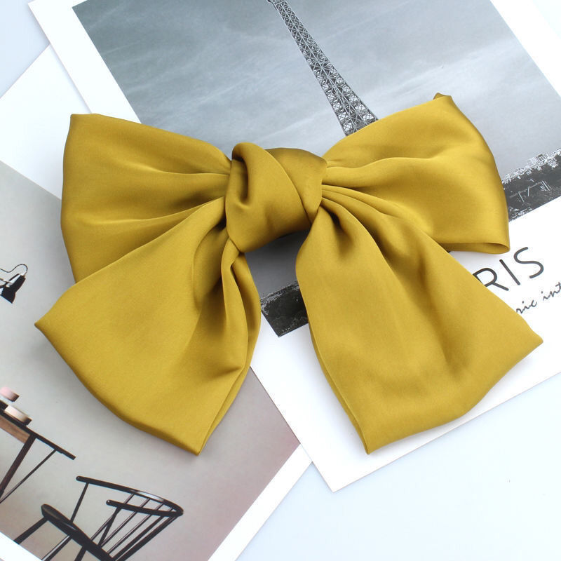 Women's Fashion Personalized Chic Fabric Bowknot Barrettes