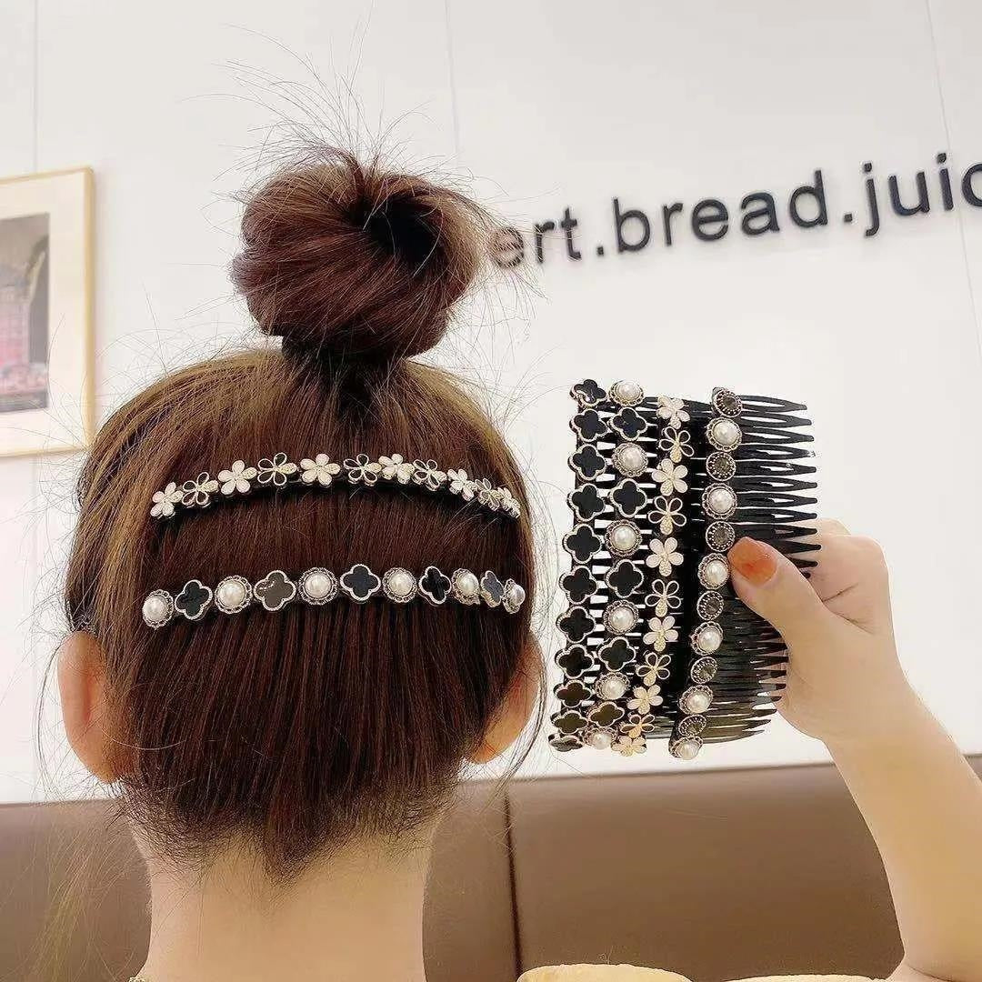 New Black Bangs Comb Clip Non-slip Hair Accessories