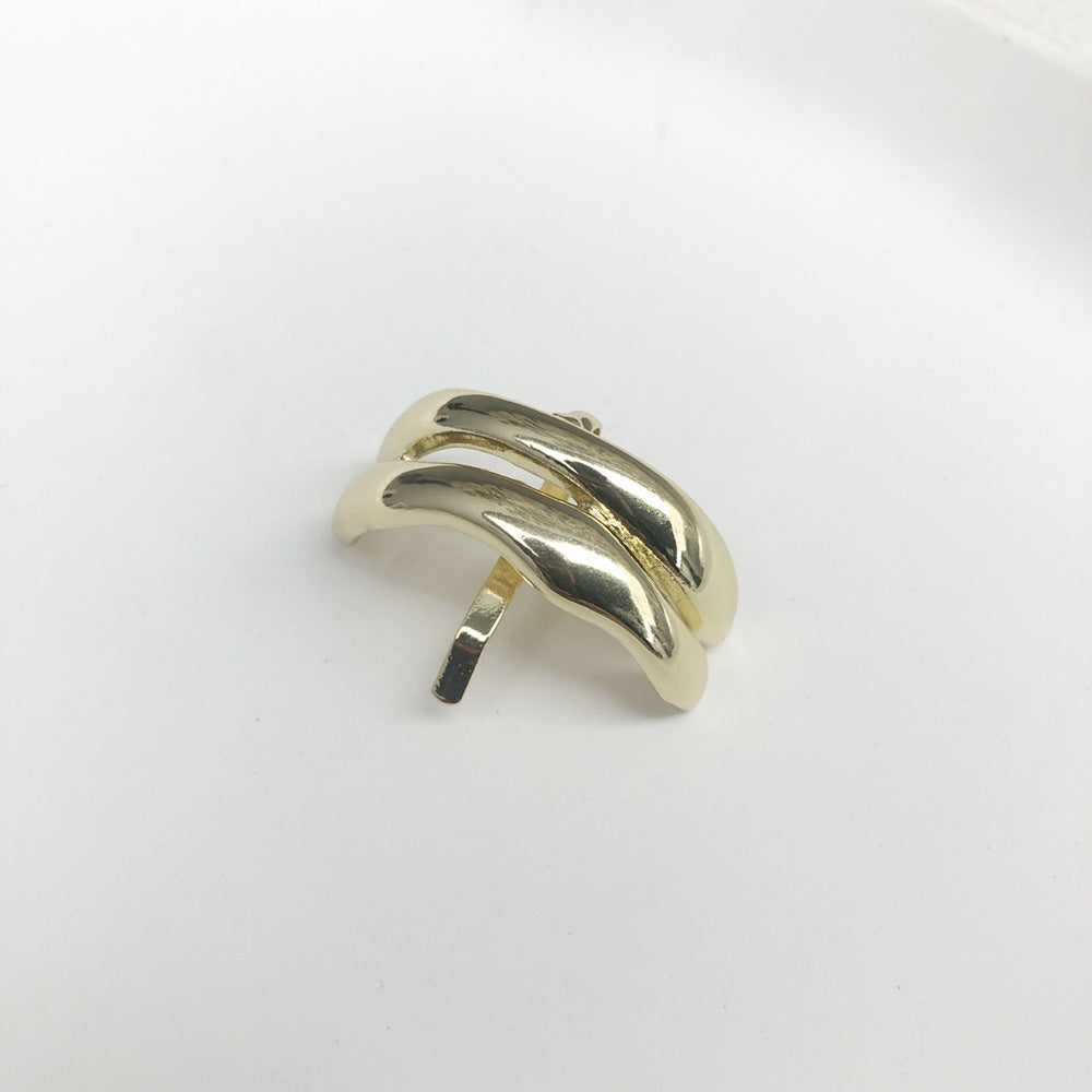 U-shaped Metal Ponytail Hair Ring Advanced Sense Hair-binding