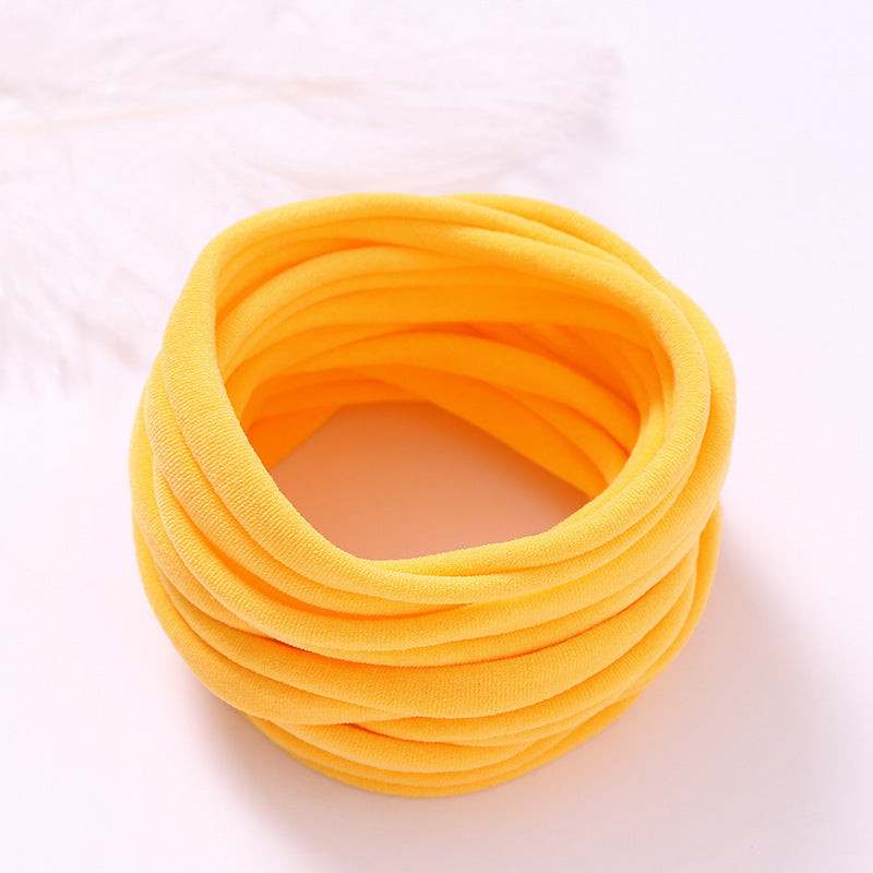 INS Seamless Nylon Fine Hair Band Children's Hair Ring Handmade DIY Baby Headband