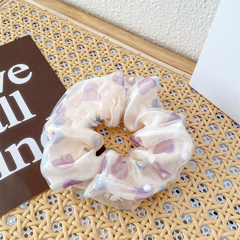 Ponytail High Elastic Large Intestine Hair Ring