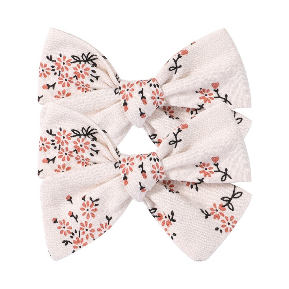 Simple College Style Candy Colored Cloth Ponytail Clip Hair Ornaments