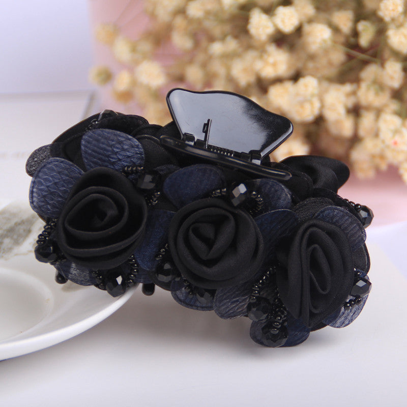 Women's Fashion Simple Fabric Flower Hair Clip