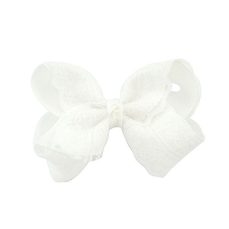 Ribbed Bubble Flower Children's Hair Clip Bow