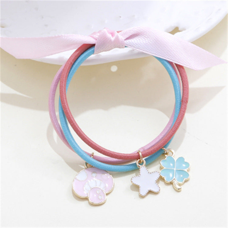Rubber Band  Ring Fruit Punk Sen Female Tie Hair Hair Rope Female