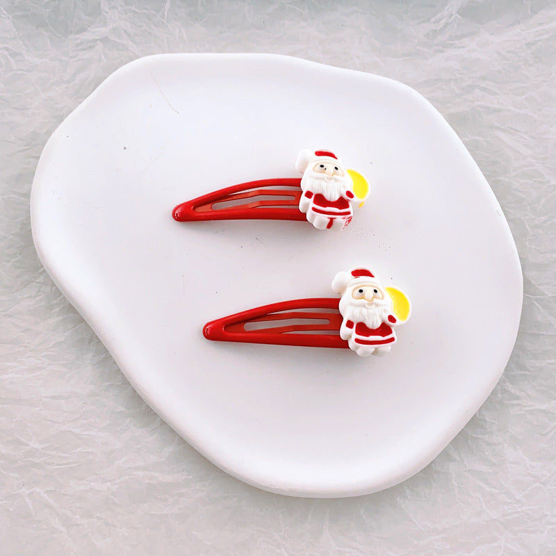 Children's Fashion Simple Christmas Hair Clip