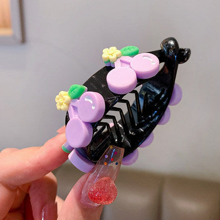 Baby Girl Cartoon Fruit Barrettes