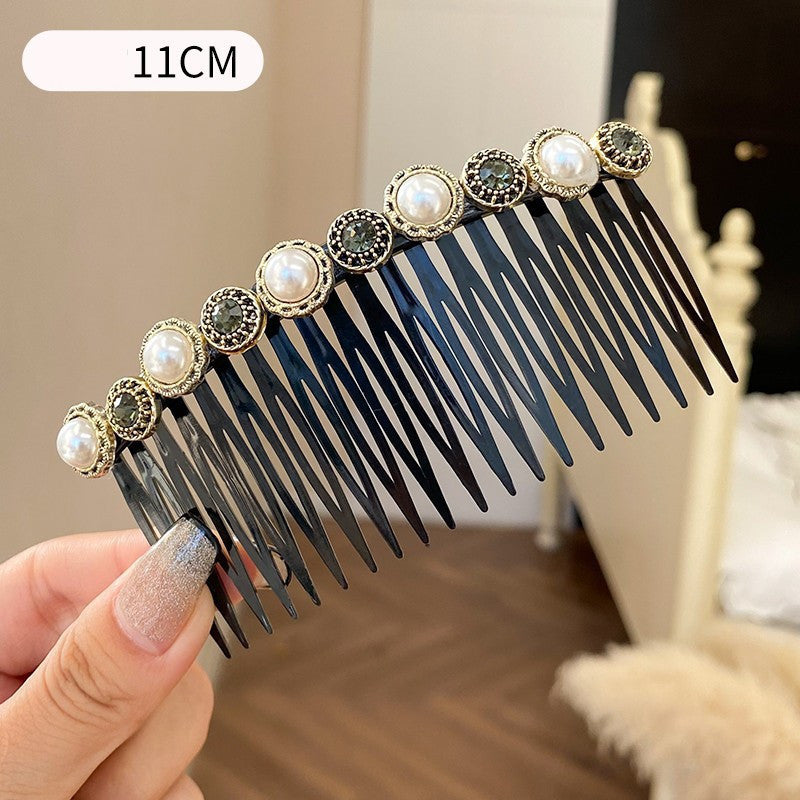 New Black Bangs Comb Clip Non-slip Hair Accessories