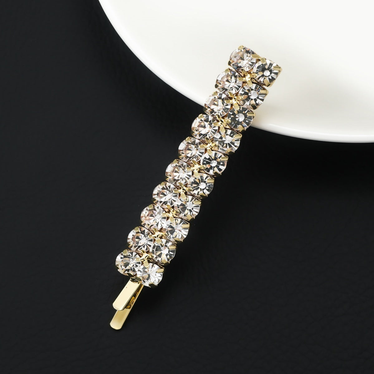 Fashion Word Clip Female Crystal Hair Accessories