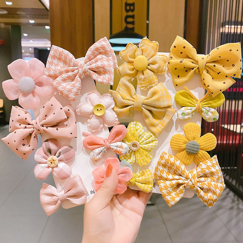 Bow Hair Clip Set Little Princess Does Not Hurt Her Hair