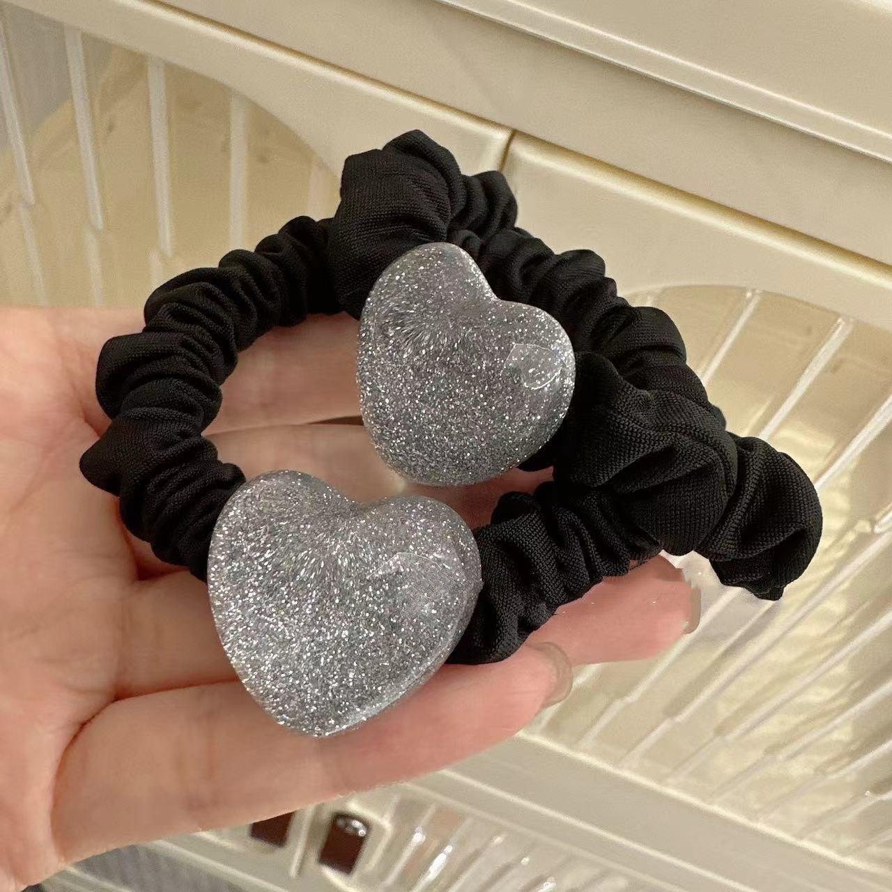 Minimalist Bowknot Small Intestine Hair Ring Durable Leather Case