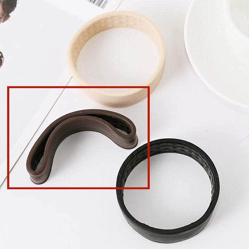 Silicone Hair Ring Foldable Environmentally Friendly Seamless