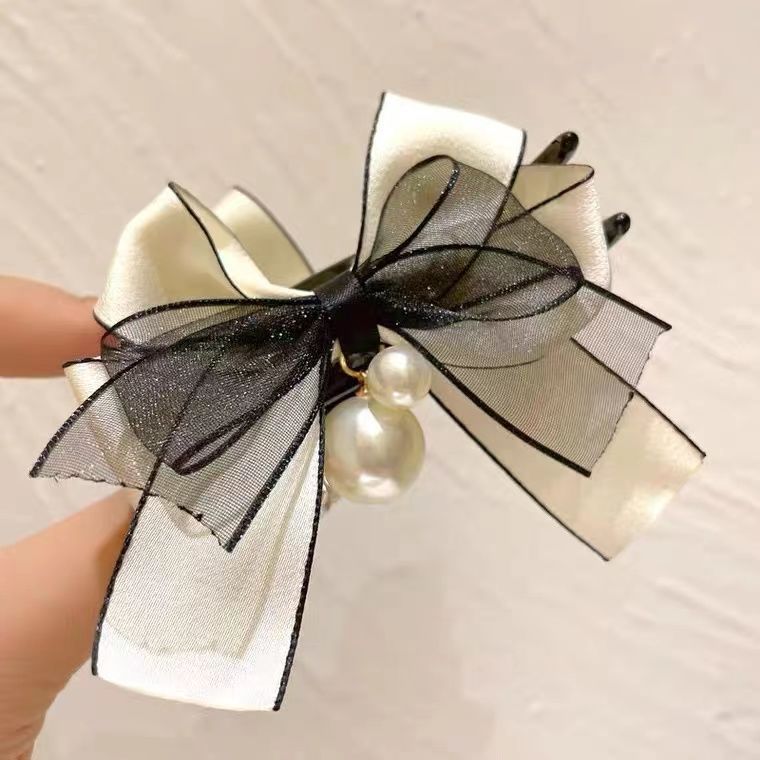 Bow Barrettes High-grade Large Back Head
